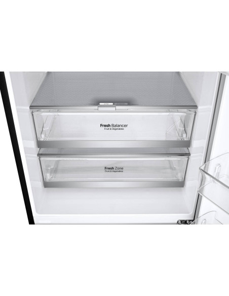 LG Réfrigérateur combiné Carbone 462L Froid Ventilé Total No Frost