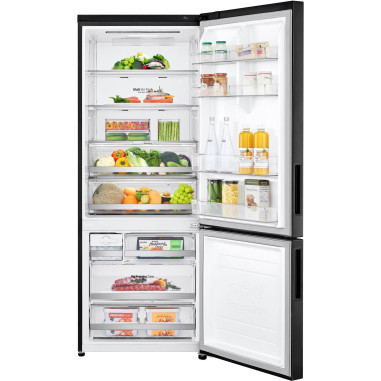 LG Réfrigérateur combiné Carbone 462L Froid Ventilé Total No Frost