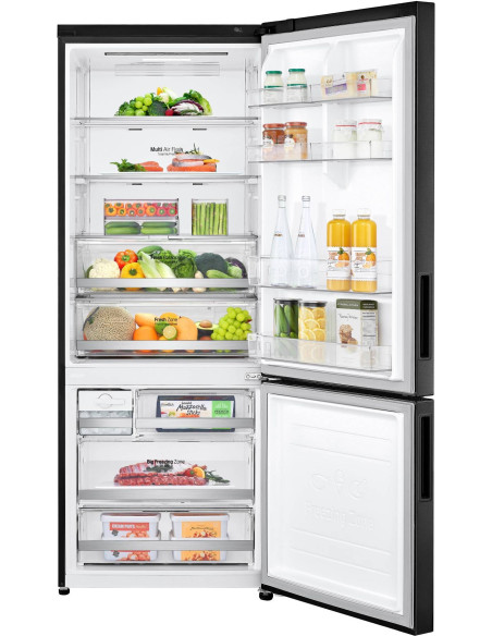 LG Réfrigérateur combiné Carbone 462L Froid Ventilé Total No Frost
