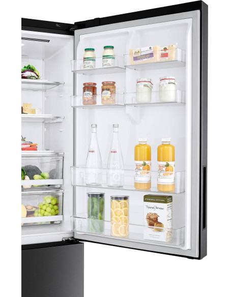 LG Réfrigérateur combiné Carbone 462L Froid Ventilé Total No Frost