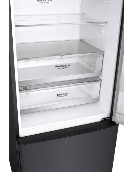 LG Réfrigérateur combiné Carbone 462L Froid Ventilé Total No Frost