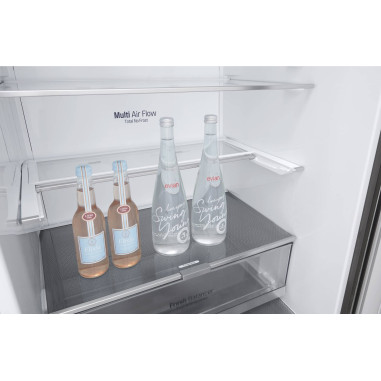 LG Réfrigérateur combiné Carbone 462L Froid Ventilé Total No Frost