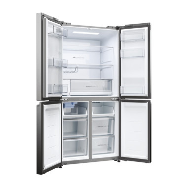HAIER HCW58F18EHMP Réfrigérateur Multiportes Platinium 504L Froid Ventilé Total No Frost