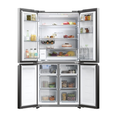 HAIER HCW58F18EHMP Réfrigérateur Multiportes Platinium 504L Froid Ventilé Total No Frost