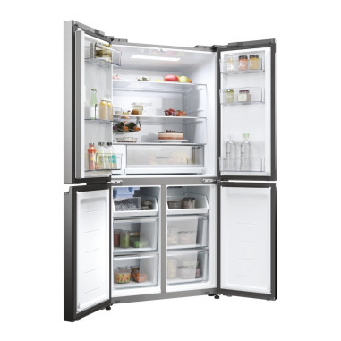HAIER HCW58F18EHMP Réfrigérateur Multiportes Platinium 504L Froid Ventilé Total No Frost