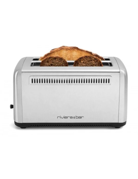 GRILLE PAIN Toaster Inox RIVIERA AND BAR 2 Fentes Fonction Décongélation