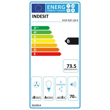 Hotte décorative murale IHVP83FLMK