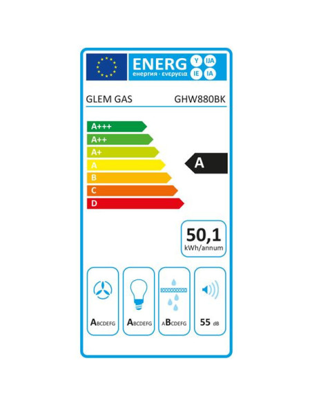 Hotte décorative murale GHW880BK
