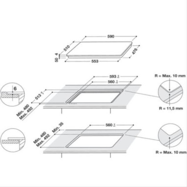 Table induction WSQ2160NE