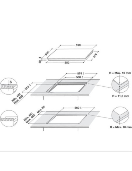 Table induction WSQ2160NE
