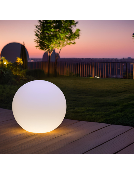 Boule Solaire Lumineuse 30cm IP65 LED Multicolore