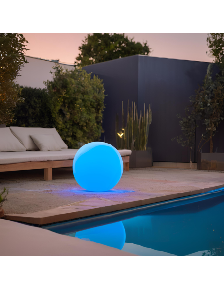 Boule Lumineuse Solaire 40cm IP65 LED Multicolore