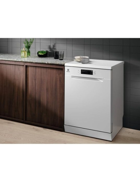 ELECTROLUX Lave-vaisselle Blanc 60cm 8 Couverts 5 Programmes Départ Différé