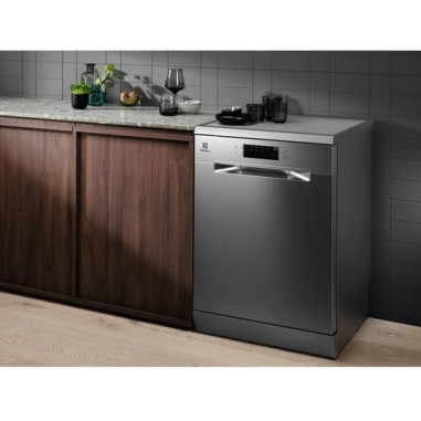 ELECTROLUX Lave-vaisselle Inox 60cm 8 Couverts 5 Programmes Départ Différé