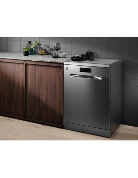 ELECTROLUX Lave-vaisselle Inox 60cm 8 Couverts 5 Programmes Départ Différé