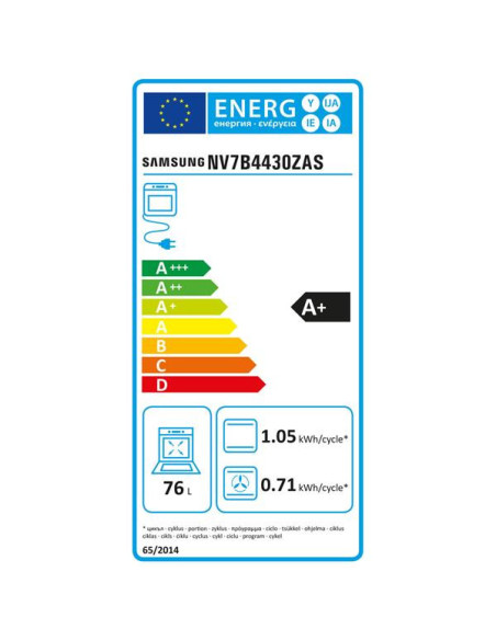 Four pyrolyse NV7B4430ZAS