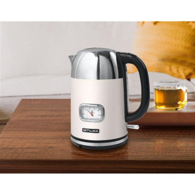 Bouilloire 1.7 L Crème & Inox - Collection of Inspiration - MS020SC