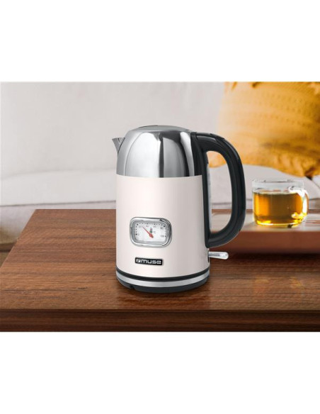 Bouilloire 1.7 L Crème & Inox - Collection of Inspiration - MS020SC