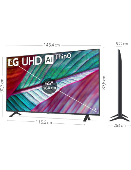 LG TV LED 65" 164 cm Téléviseur UHD 4K Smart TV