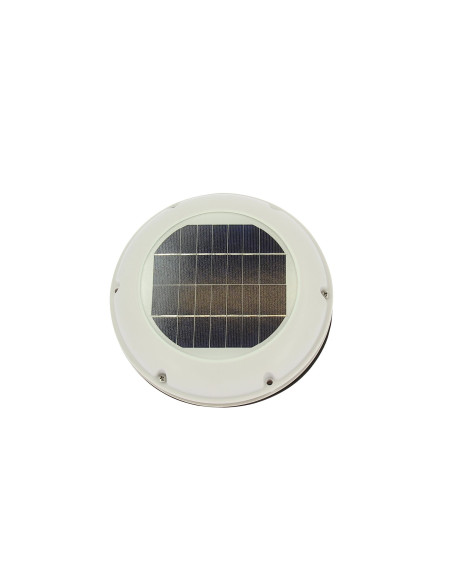 OPTIMA Aérateur solaire extracteur en plastique blanc