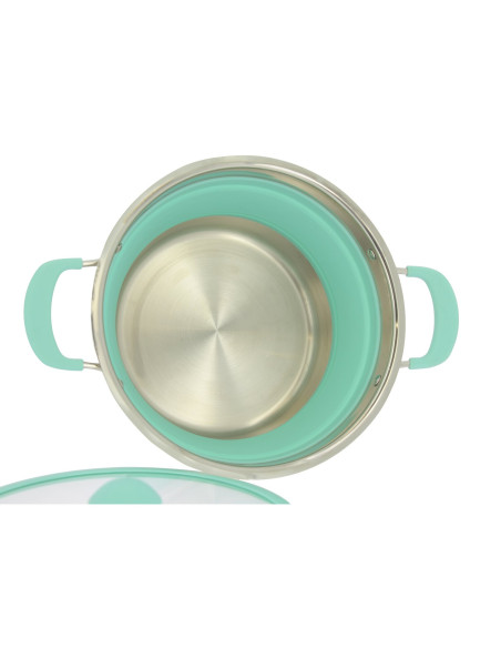 INCASA Faitout rétractable de camping Petit format Diamètre 20cm