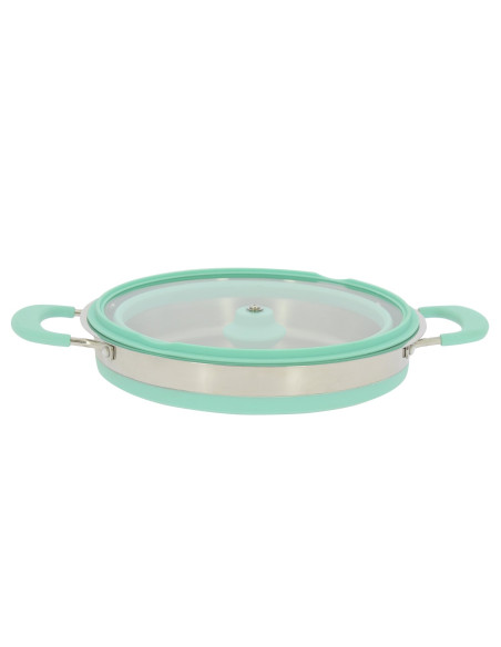 INCASA Faitout rétractable de camping Grand format Diamètre 24cm