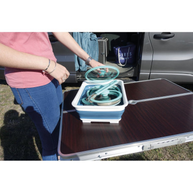 INCASA Bassine rétractable 13 Litres camping