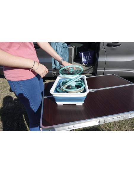 INCASA Bassine rétractable 13 Litres camping