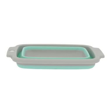 INCASA Plat rectangle rétractable Petit modèle vert camping