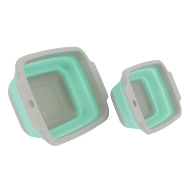INCASA Plat rectangle rétractable Petit modèle vert camping