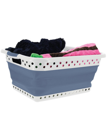 INCASA Corbeille à linge de camping rétractable