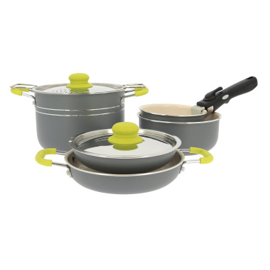 INCASA Popote EasyCook 8 pièces pour camping-car caravane