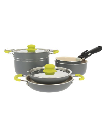 INCASA Popote EasyCook 8 pièces pour camping-car caravane
