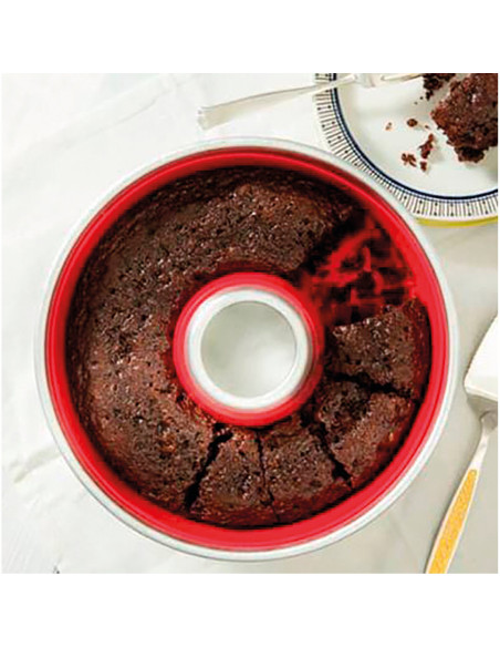 Moule en silicone pour four A l'unité. Rouge