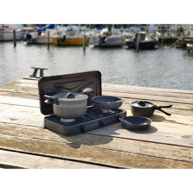 INCASA Popote Quattro 10 pièces pour camping-car caravane van