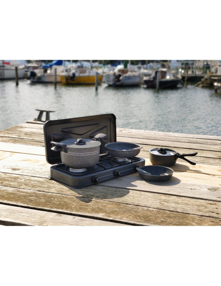 INCASA Popote Quattro 10 pièces pour camping-car caravane van