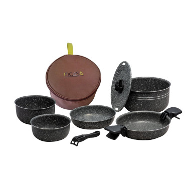 INCASA Popote Quattro 10 pièces pour camping-car caravane van