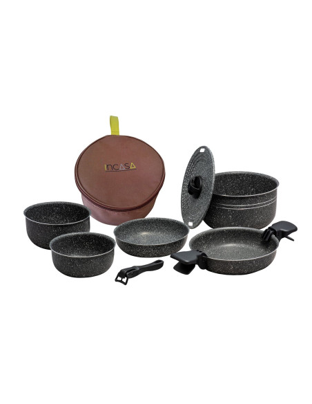 INCASA Popote Quattro 10 pièces pour camping-car caravane van