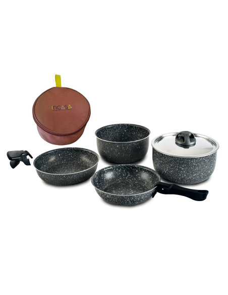 INCASA Popote Duo 8 pièces pour camping-car caravane van