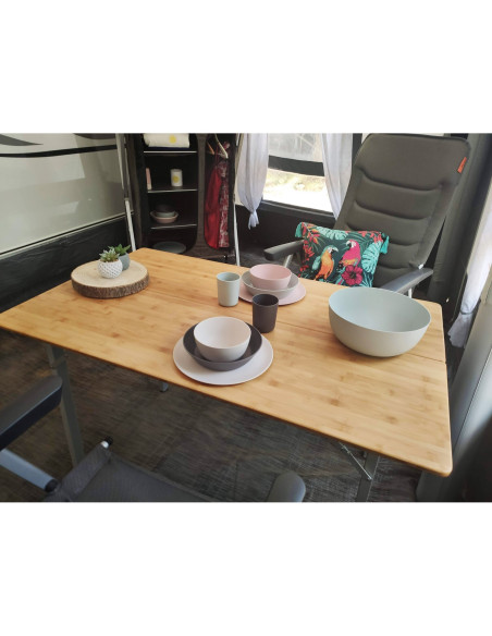 INCASA Lot de 4 bols en PLA - Camping