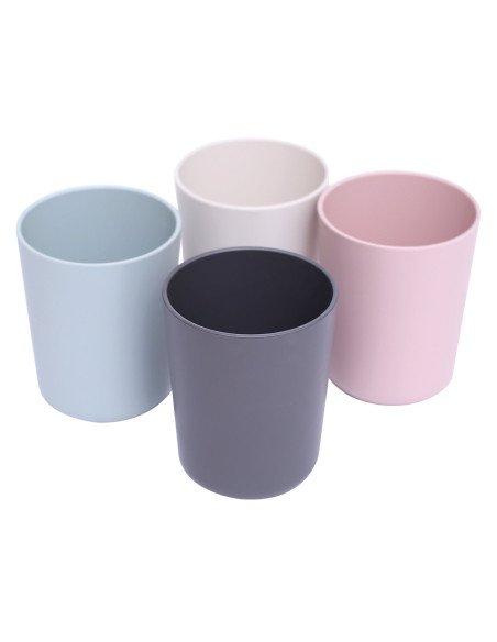 INCASA Lot de 4 gobelets en PLA - Camping