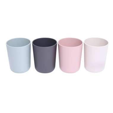 INCASA Lot de 4 gobelets en PLA - Camping