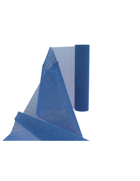 INCASA Natte antidérapante 360x30cm bleu - Camping