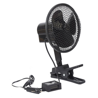 INCASA Ventilateur oscillant 12Volts Allume-cigare - Camping