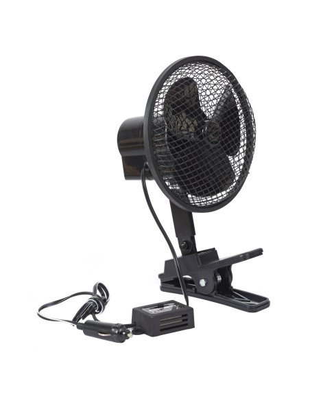 INCASA Ventilateur oscillant 12Volts Allume-cigare - Camping