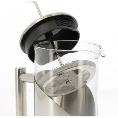 INCASA Cafetière / théière à piston inox - Camping