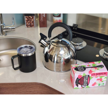 INCASA Bouilloire en acier inoxydable 2L - Camping