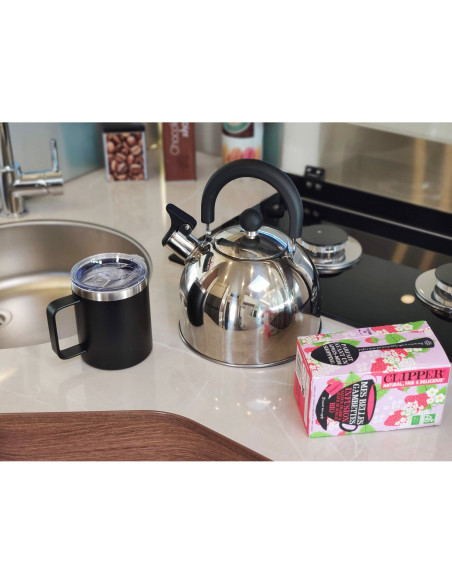 INCASA Bouilloire en acier inoxydable 2L - Camping