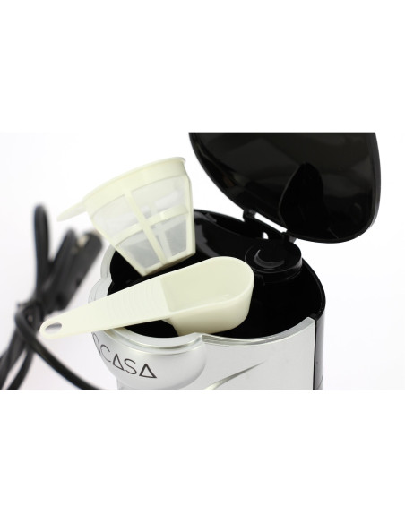 INCASA Cafetière électrique 12 Volts Modèle 1 tasse - Camping