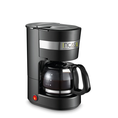 INCASA Cafetière électrique 12 Volts Modèle 4 à 6 tasses - Camping
